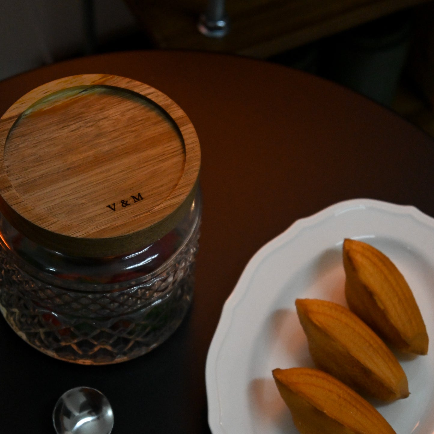 Personalised Walnut Cover Storage Jar Singapore