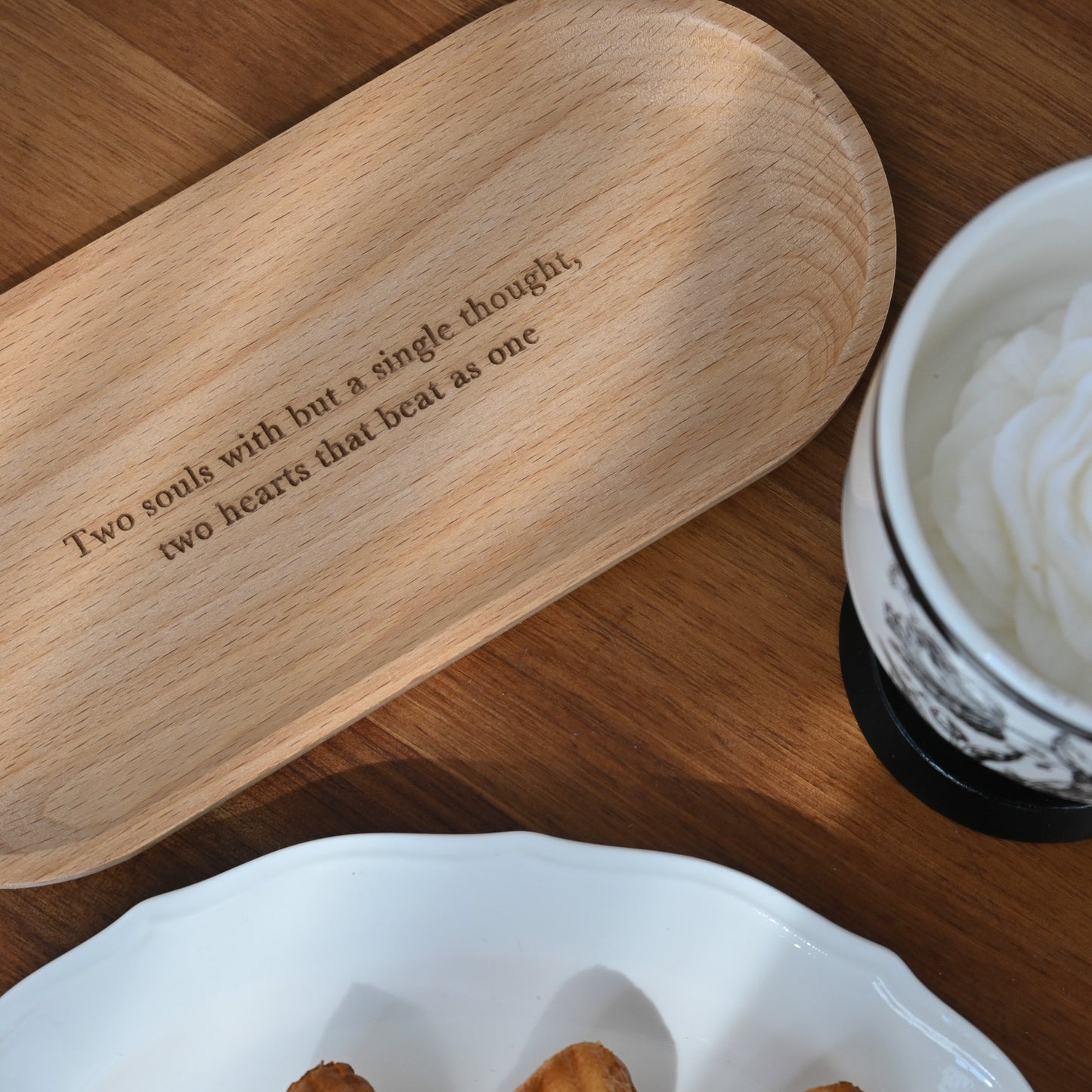 Personalised wooden trinket tray singapore
