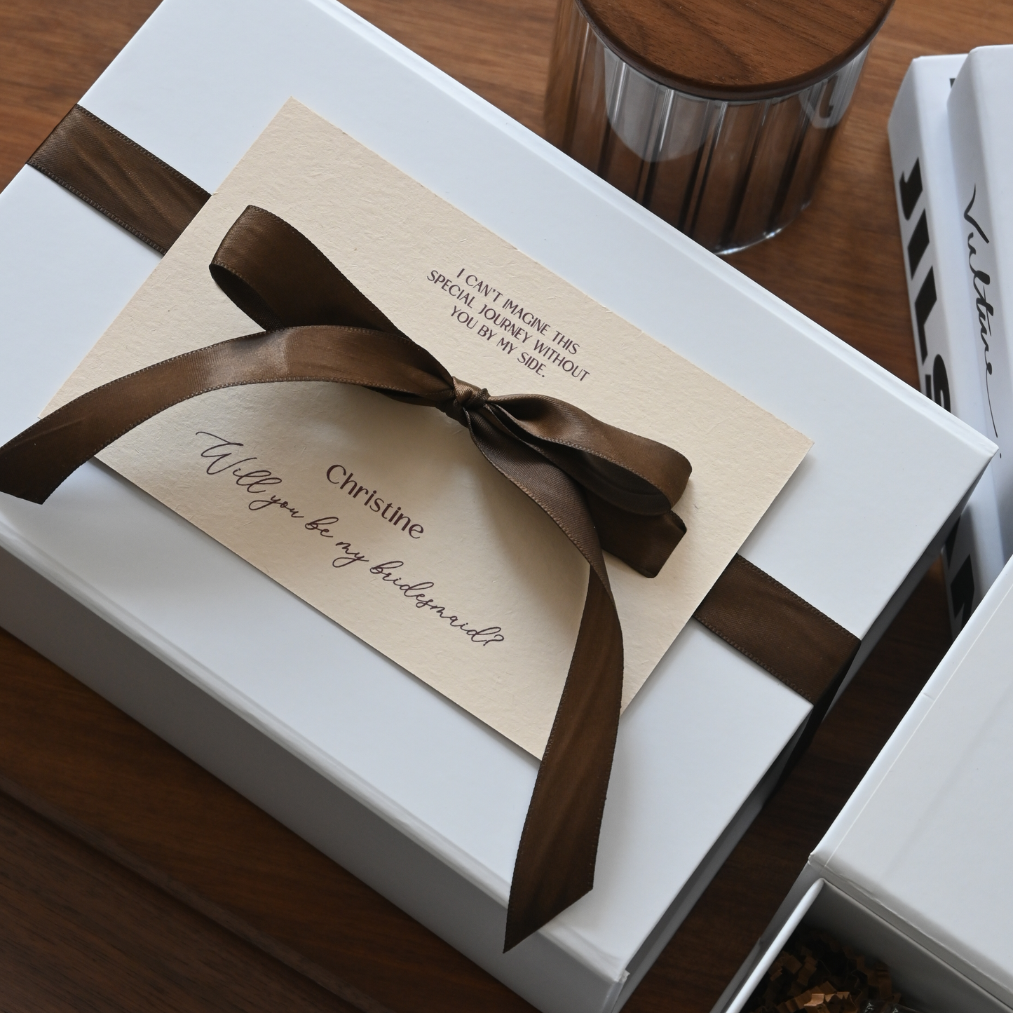 Personalised Bridesmaids Gift Set - Latte Love Singapore