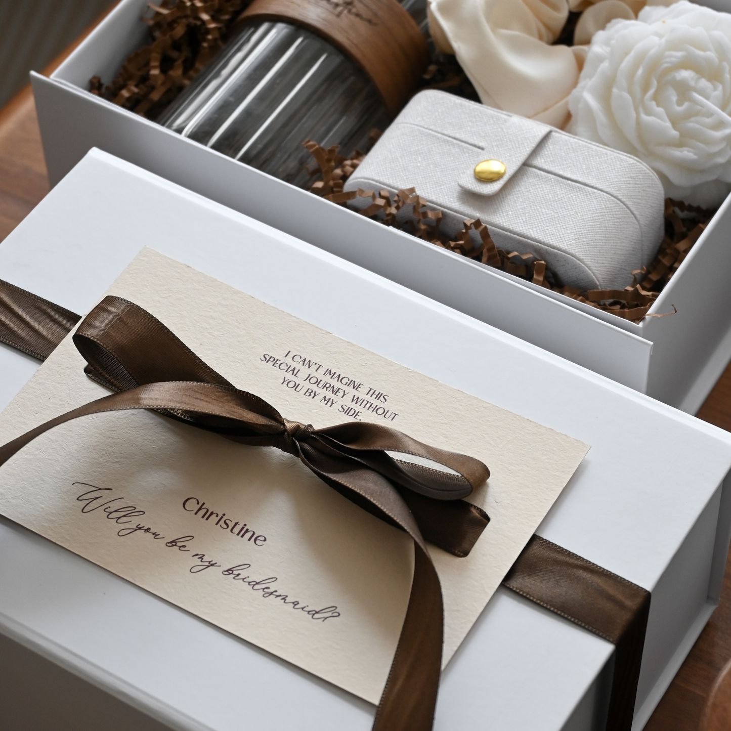 Personalised Bridesmaids Gift Set - Latte Love Singapore