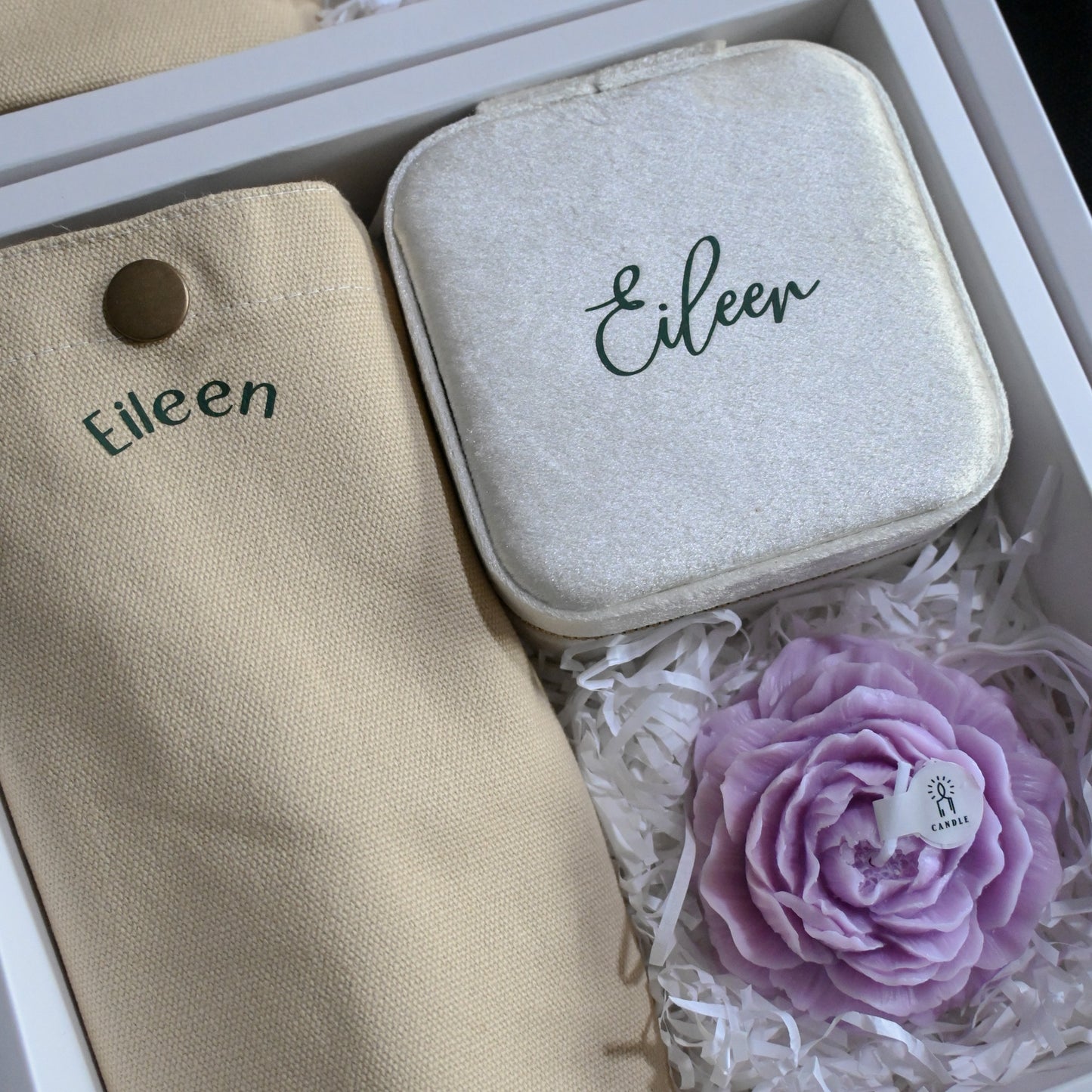 Personalised For Her Gift Set Jewellery Organiser Bag Singapore
