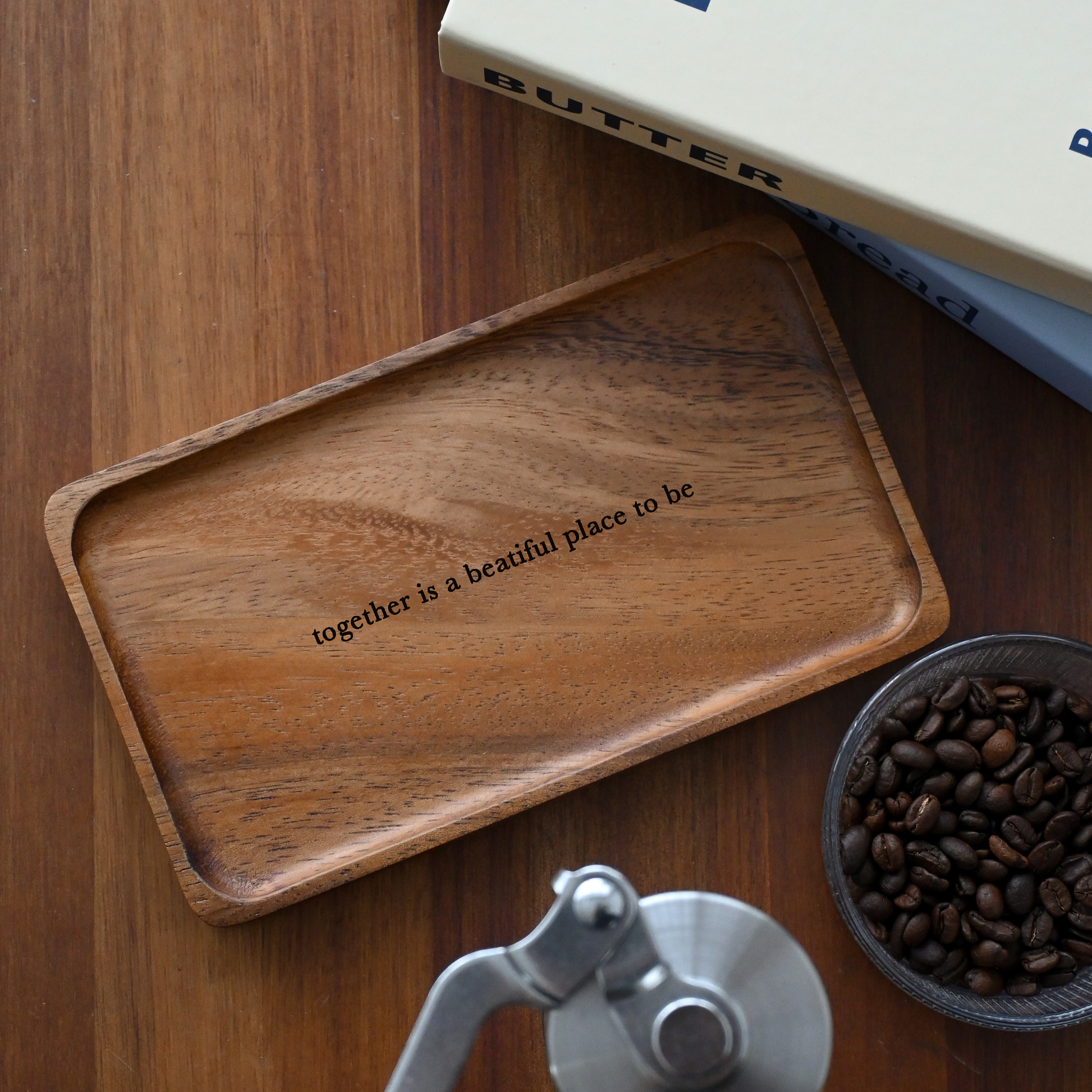 Personalised Acacia Wooden Tray Singapore