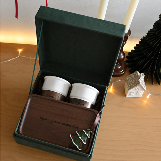 Personalised Couple Gift Set - The Mistletoe Moment  | Singapore
