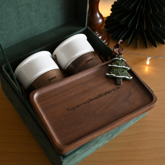 Personalised Couple Gift Set - The Mistletoe Moment  | Singapore