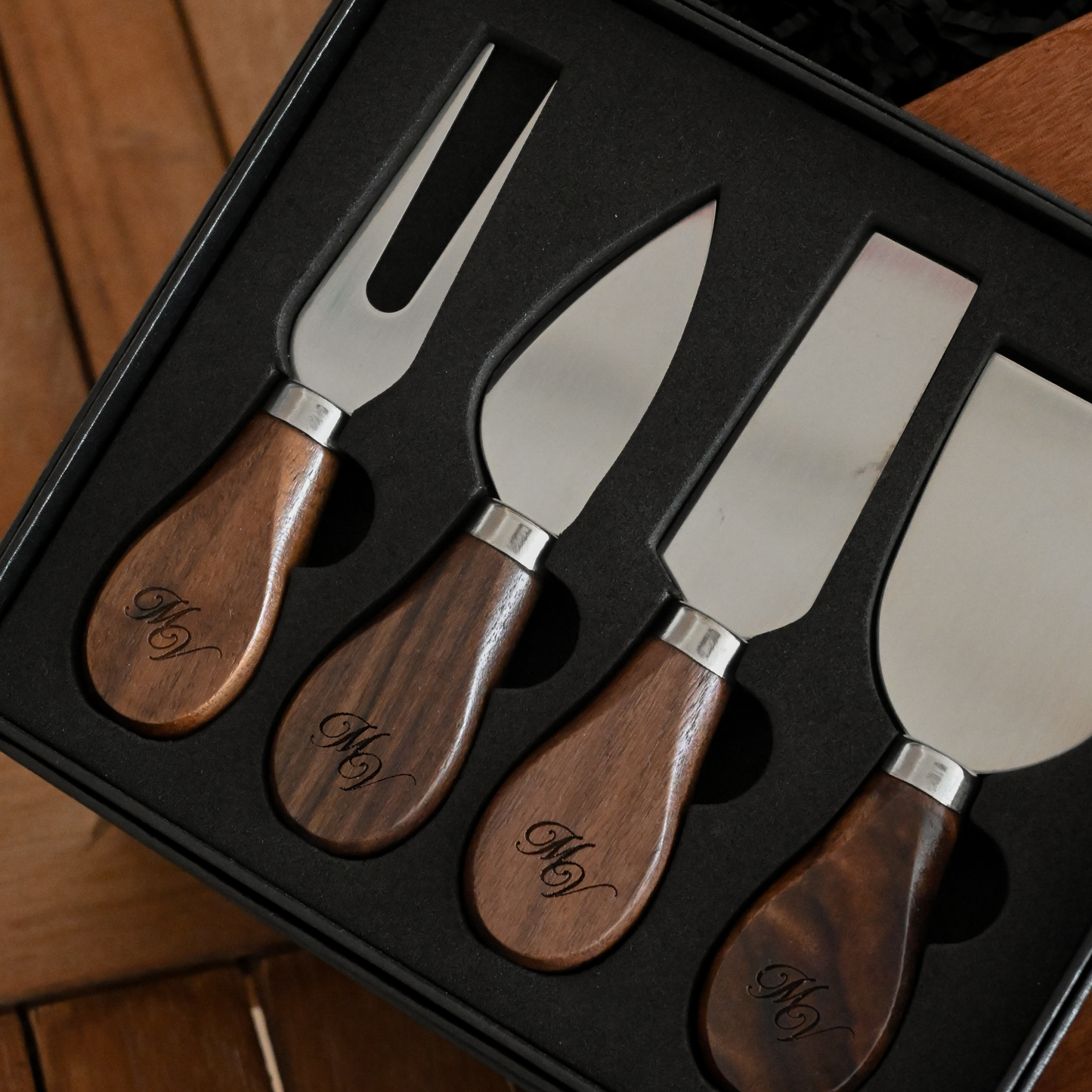 Personalised Cheese Fork & Knife Set | Singapore
