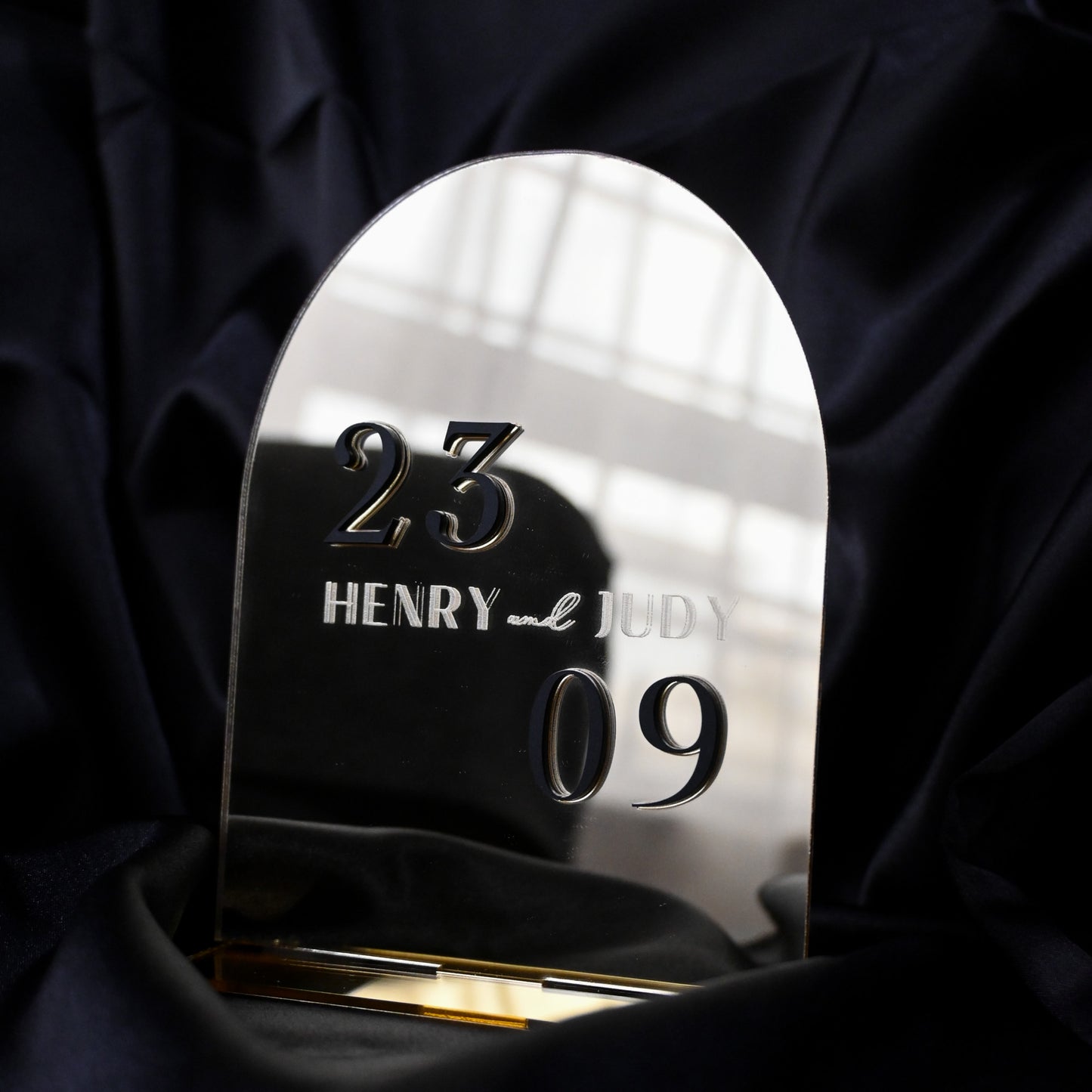 Personalised Wedding/Home Signage - Black & Gold