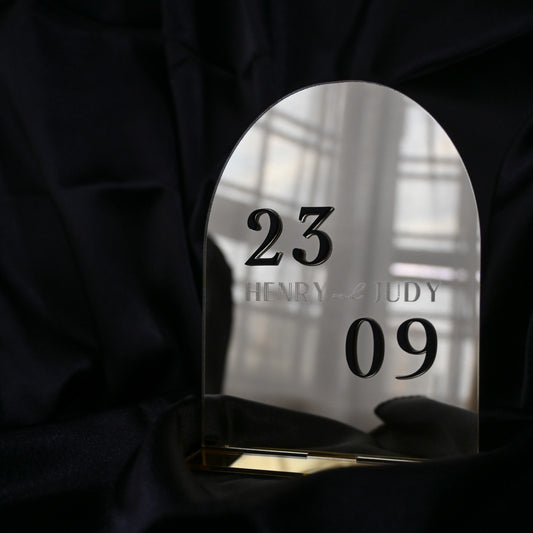 Personalised Wedding/Home Signage - Black & Gold