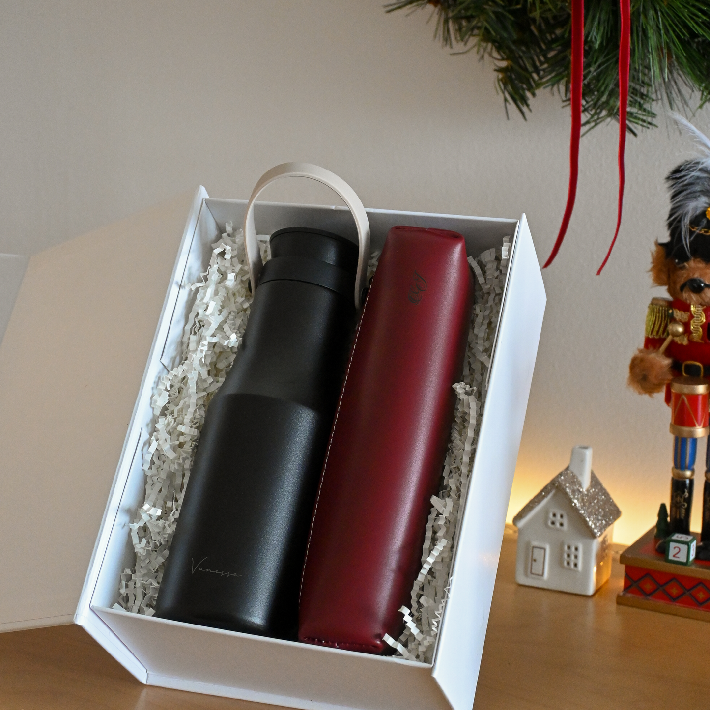 Personalised Bottle & Pencil Case Refined Essentials Gift Set Singapore