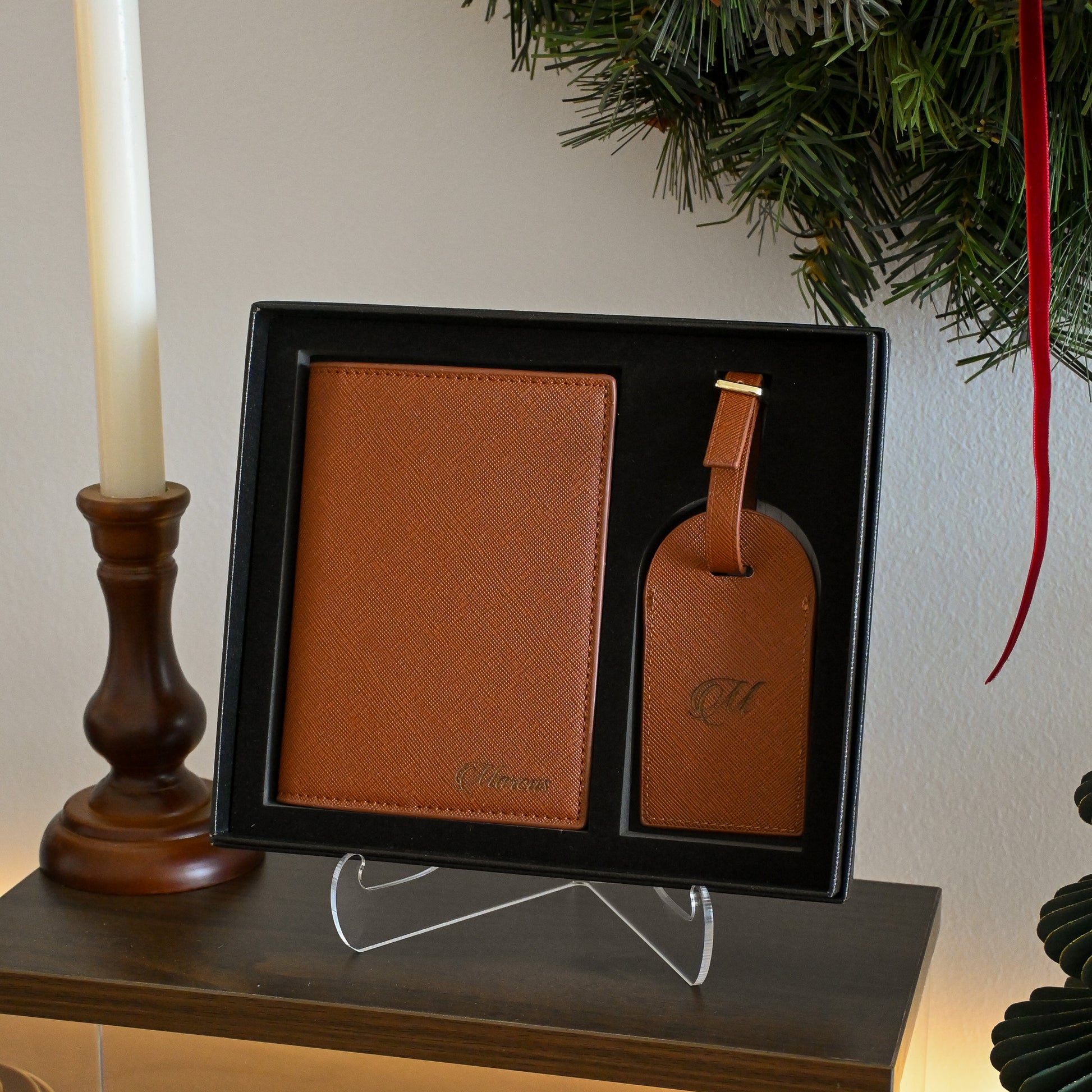 Personalised Passport Cover & Luggage Tag Set | Singapore