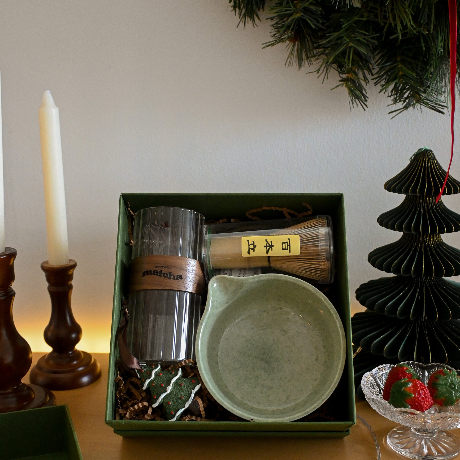 Personalised Whisked Away Matcha Christmas Gift Set Singapore