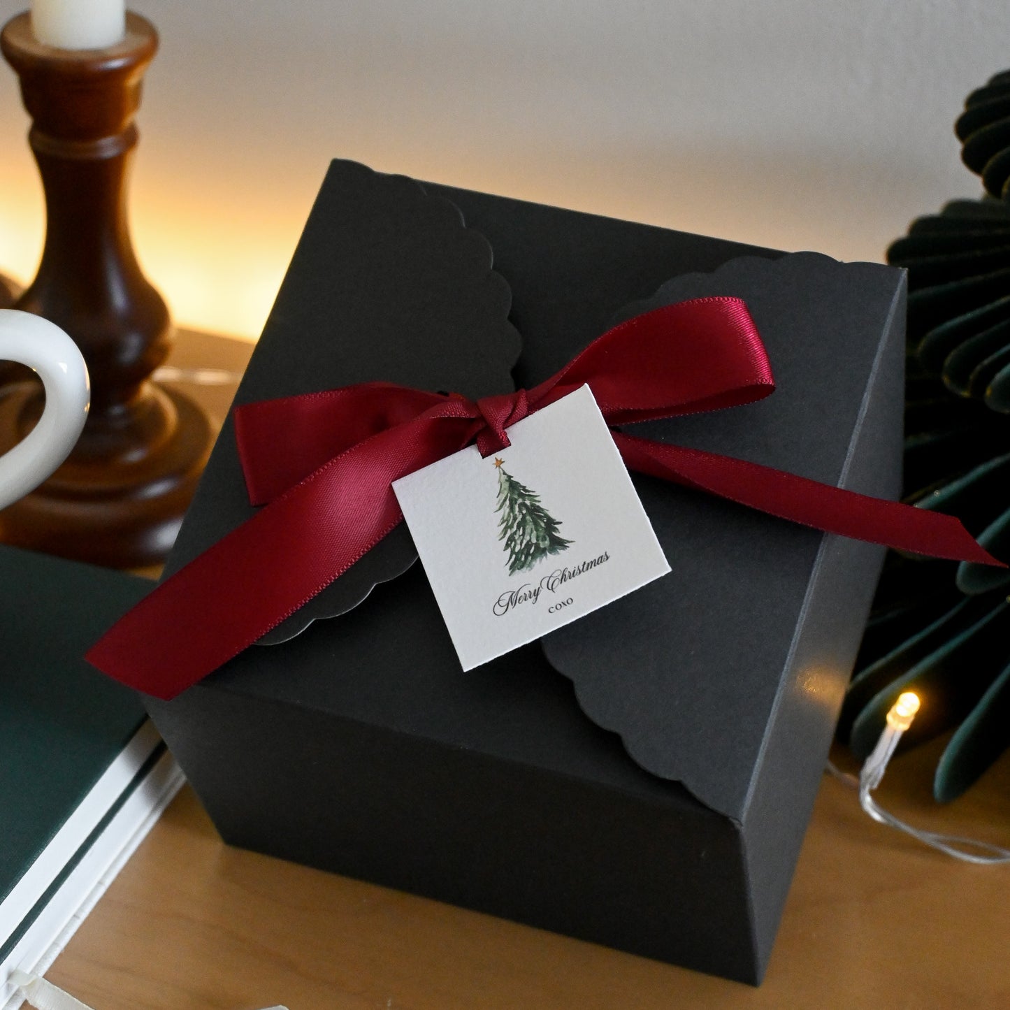 Personalised Wood Sleeve Ceramic Cup | Singapore