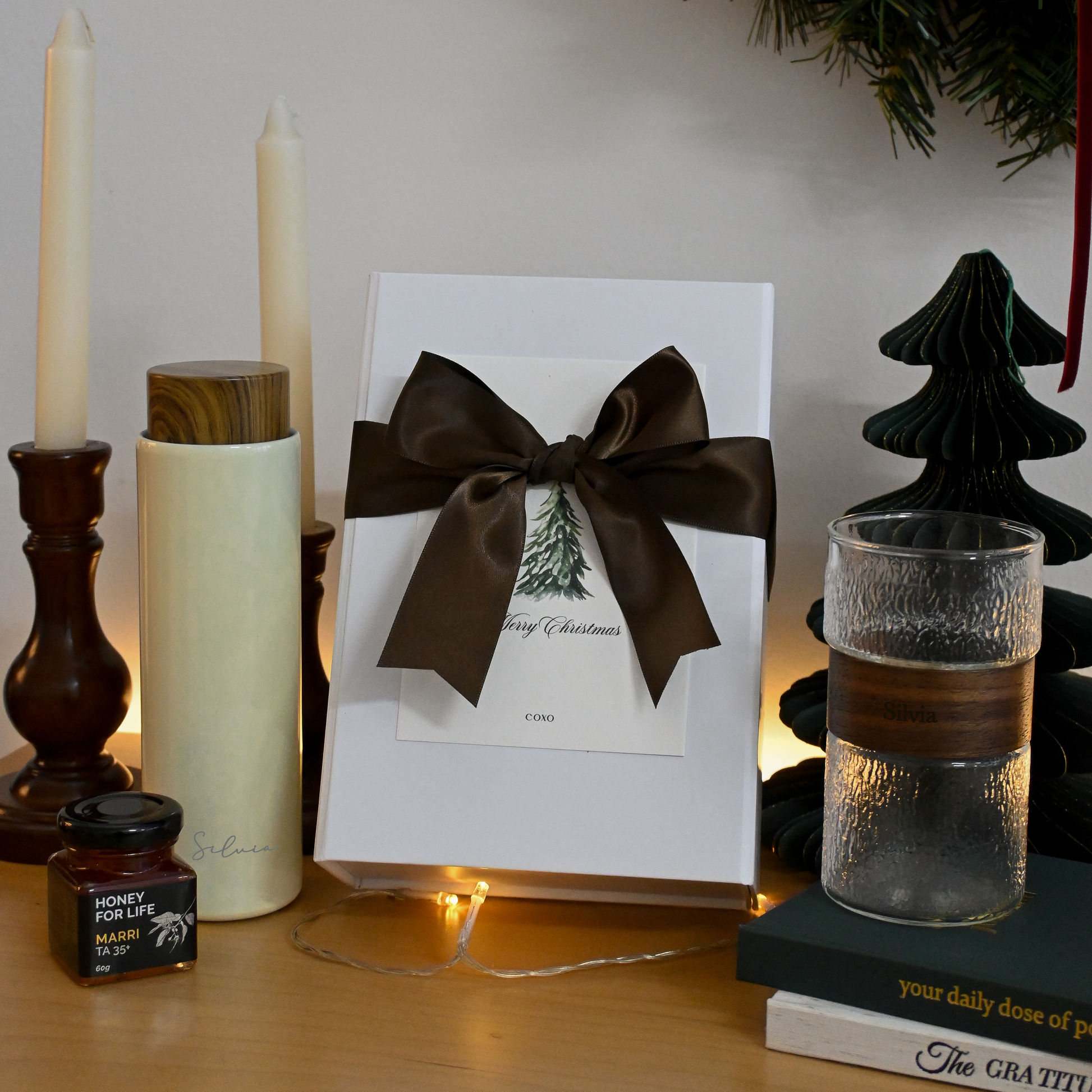 Personalised Oak & Honey Gift Set Singapore