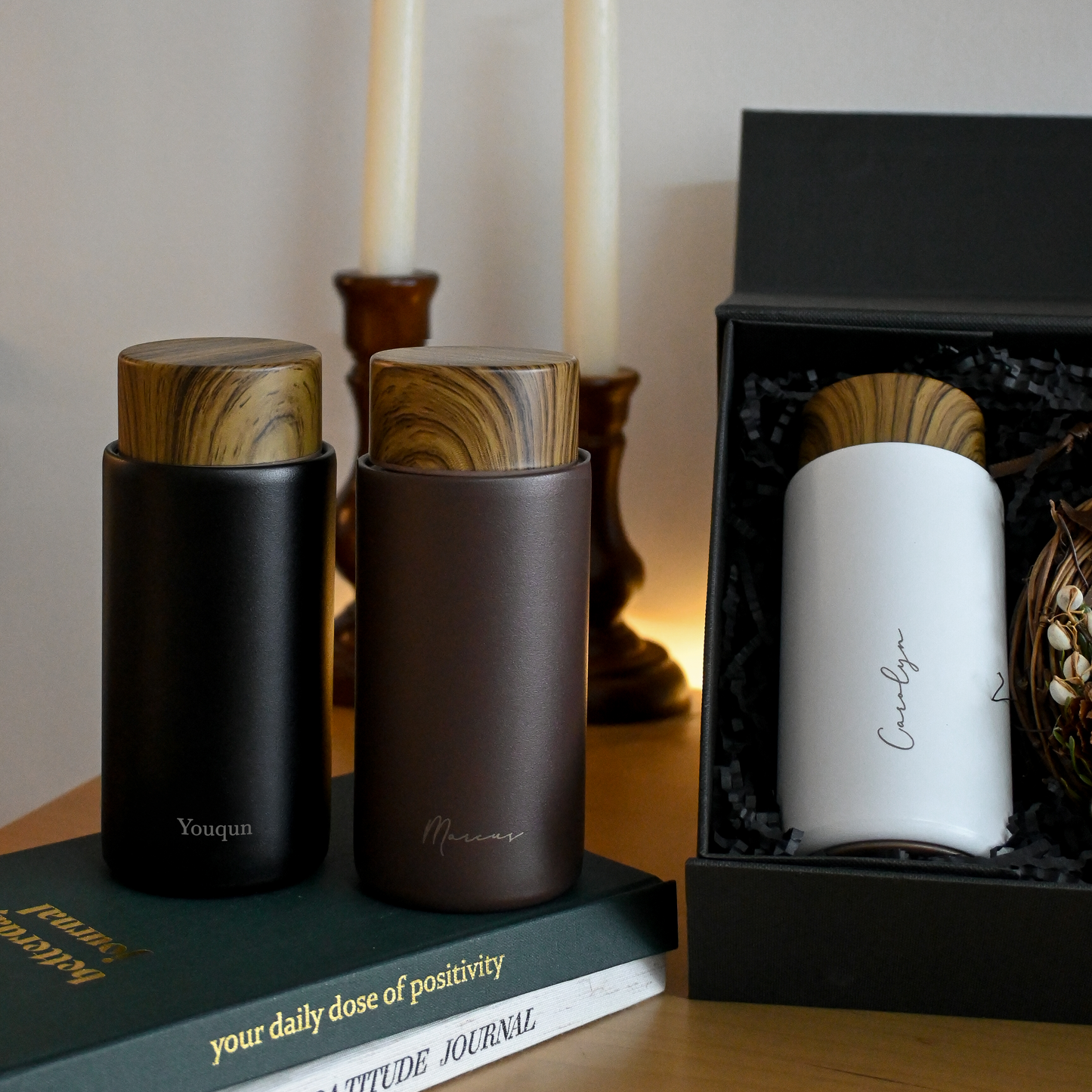 Personalised Walnut Jolly Christmas Gift Set | Singapore