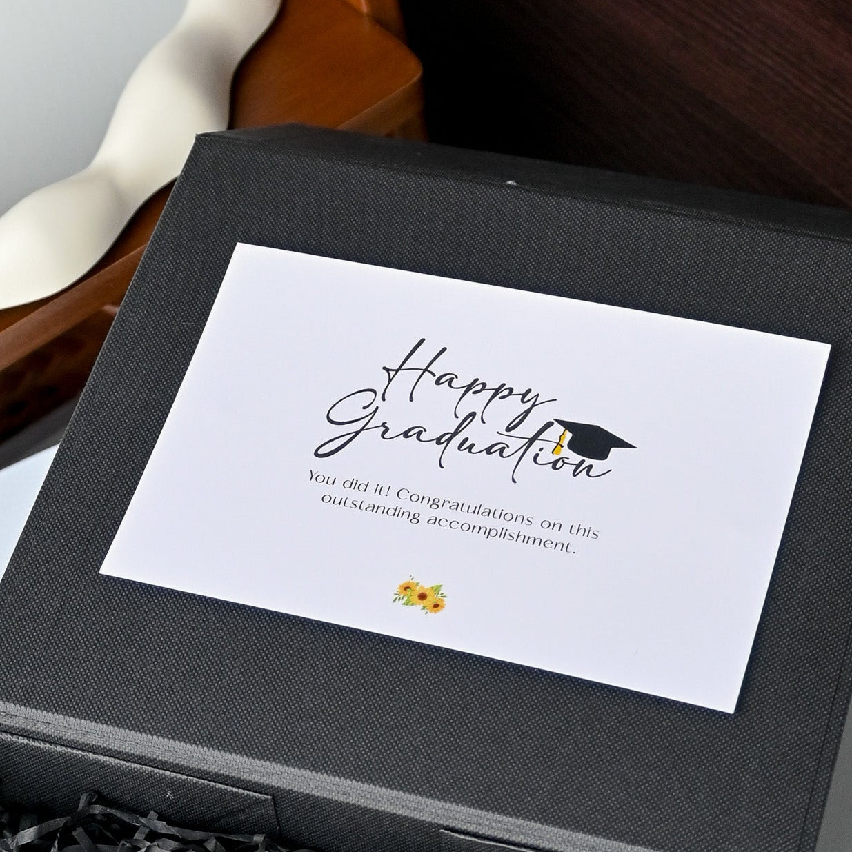 Personalised Sunflower Graduation Cup Gift Set Singapore