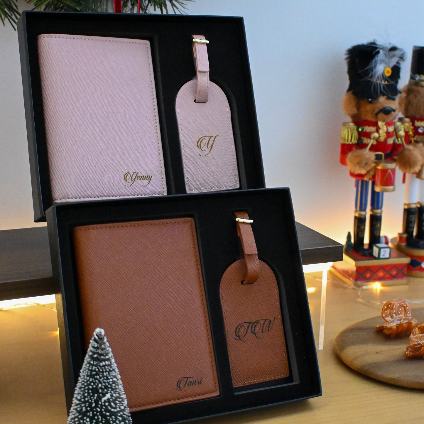 Passport Cover & Luggage Tag Set