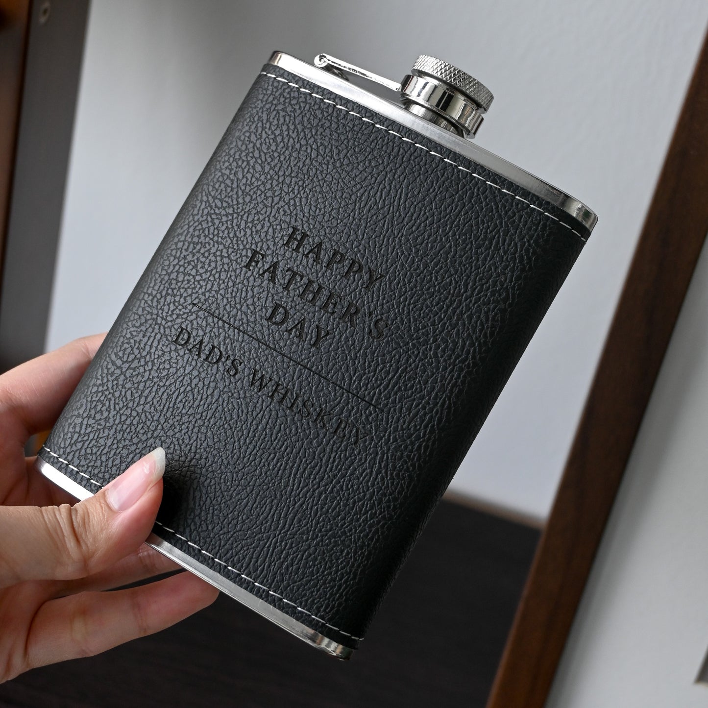 Father's Day Engraved Hip Flask
