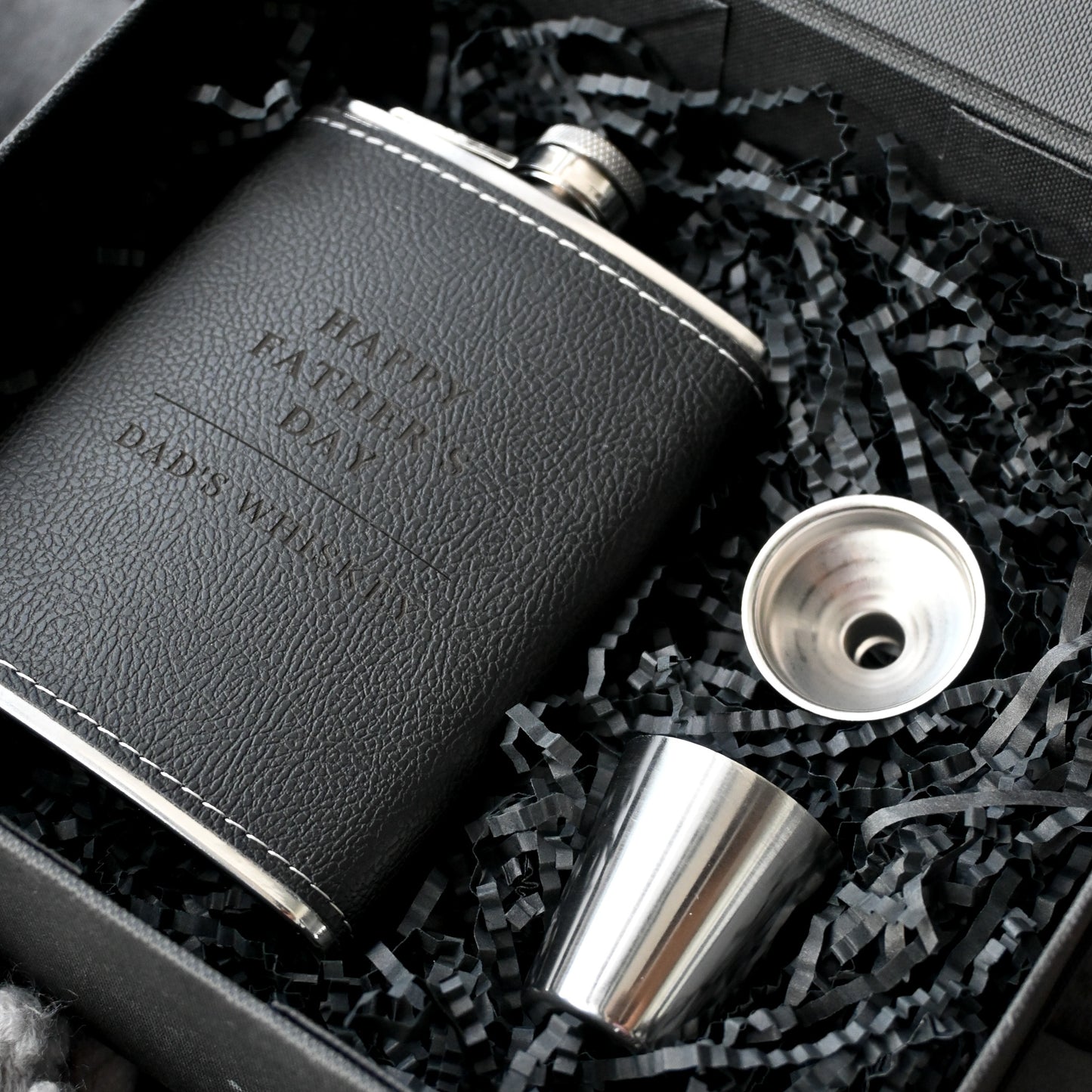 Father's Day Engraved Hip Flask