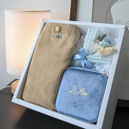 Personalised For Her Gift Set - Spring Bloom in Blue Singapore
