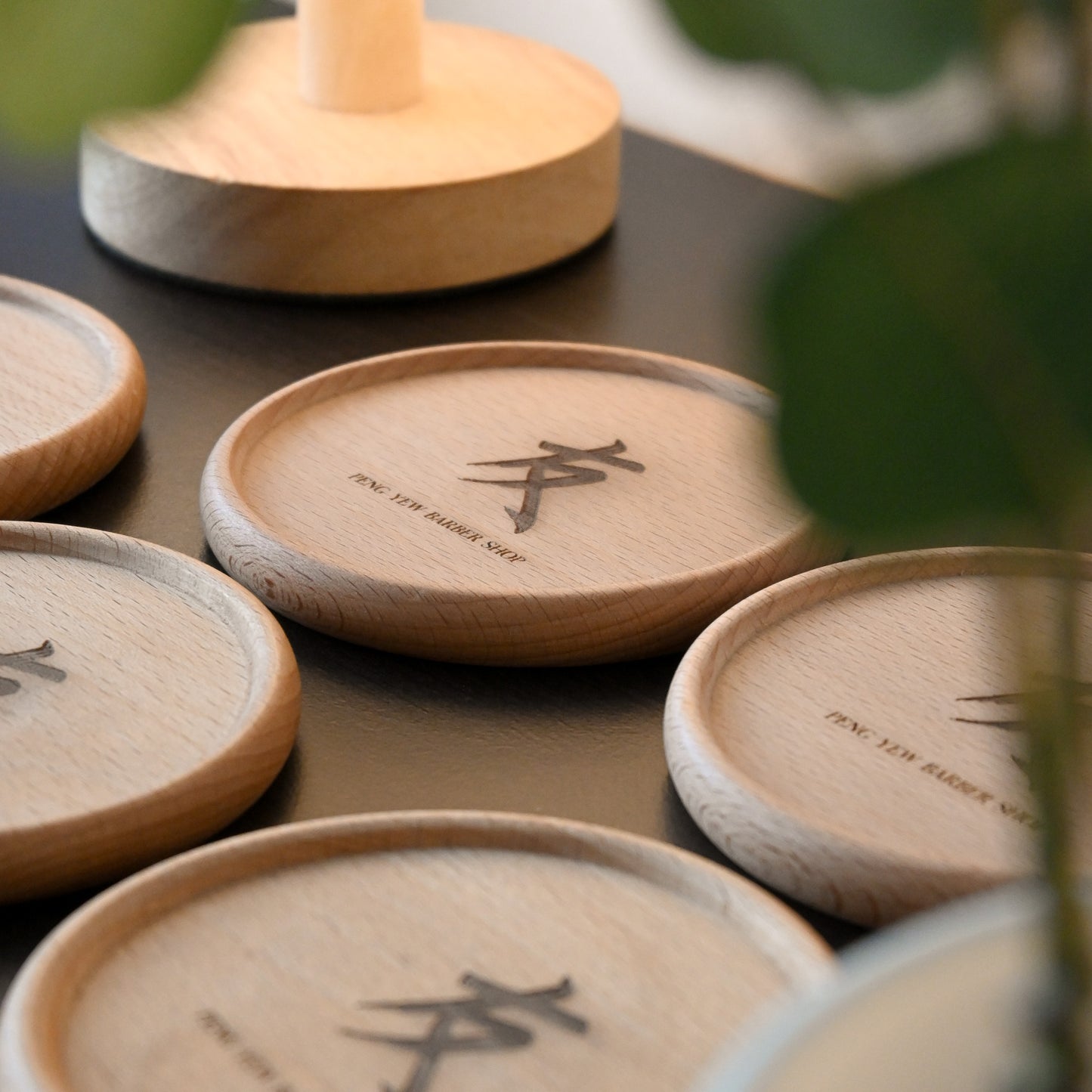 Personalised Logo Engraved Wood Coaster Gift Singapore - Corporate Gifts