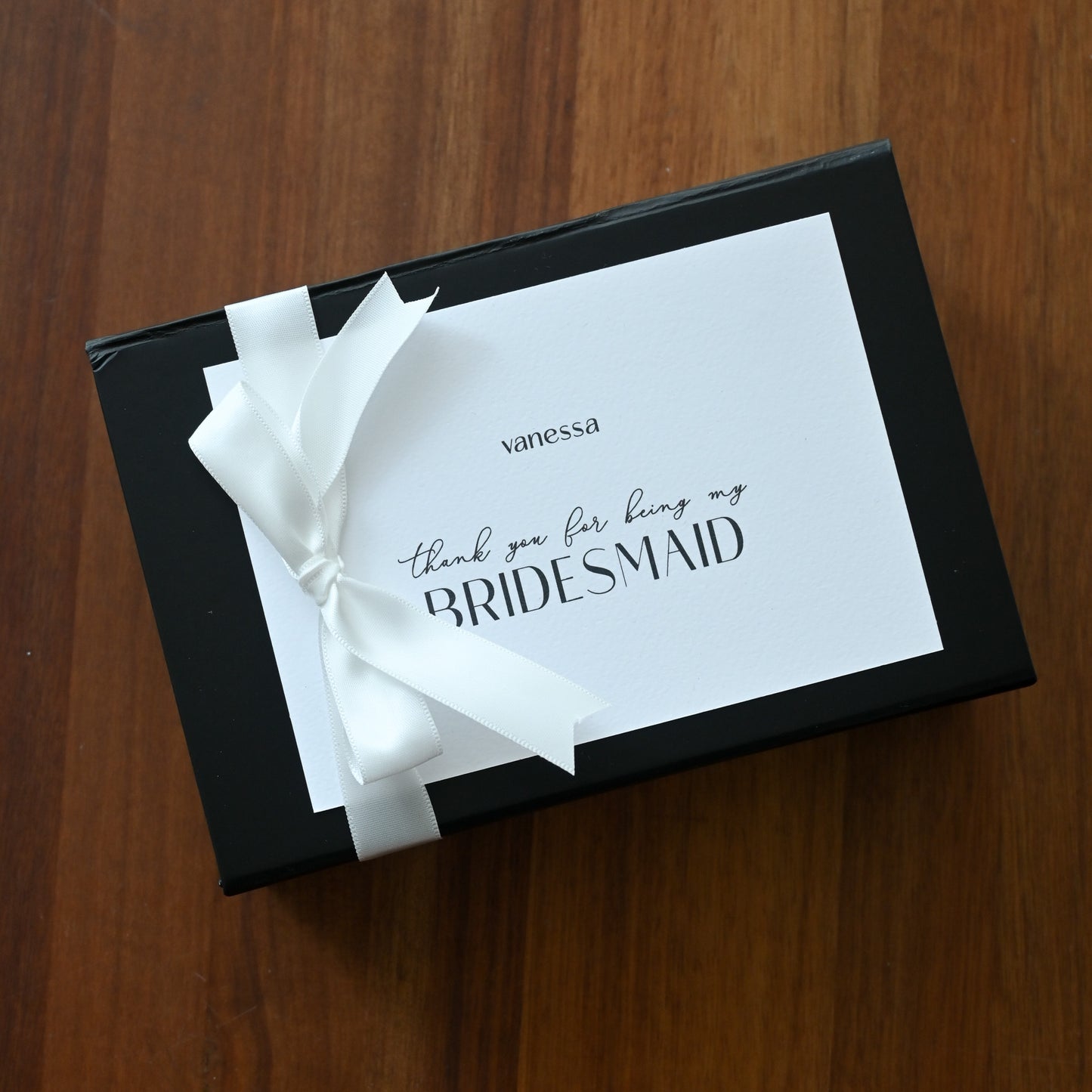 Personalised Bridesmaids Gift Set - Midnight Rosé Singapore