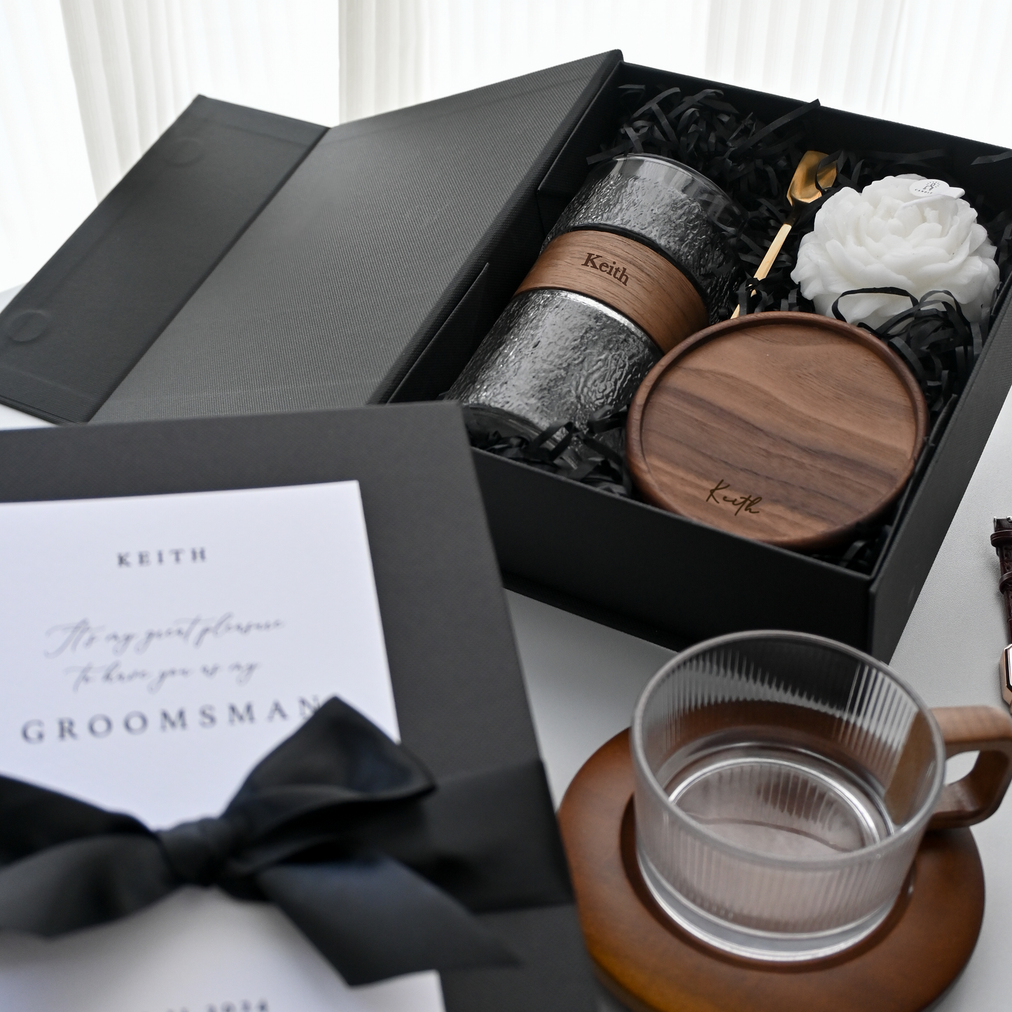 Personalised Groomsmen Gift Set - Warm Indulgence Singapore
