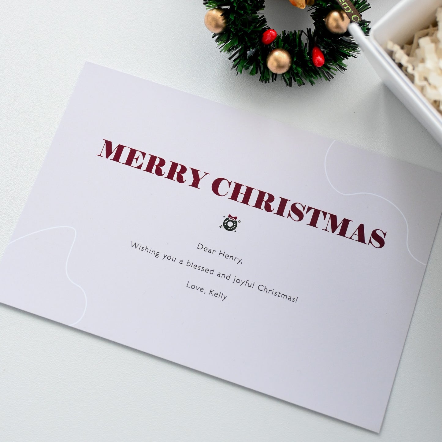 Personalised Dreaming of a White Christmas Gift Set Singapore