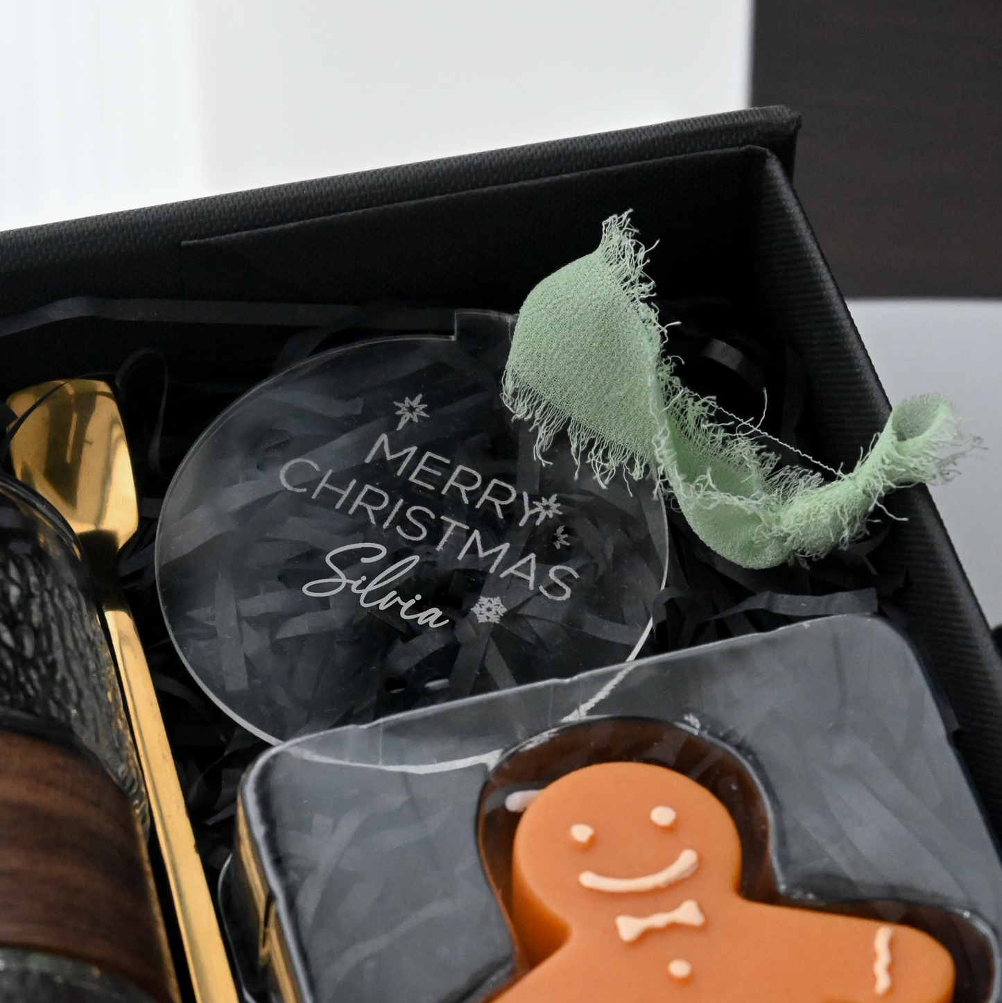 Personalised Walnut Sleigh Christmas Gift Set Singapore