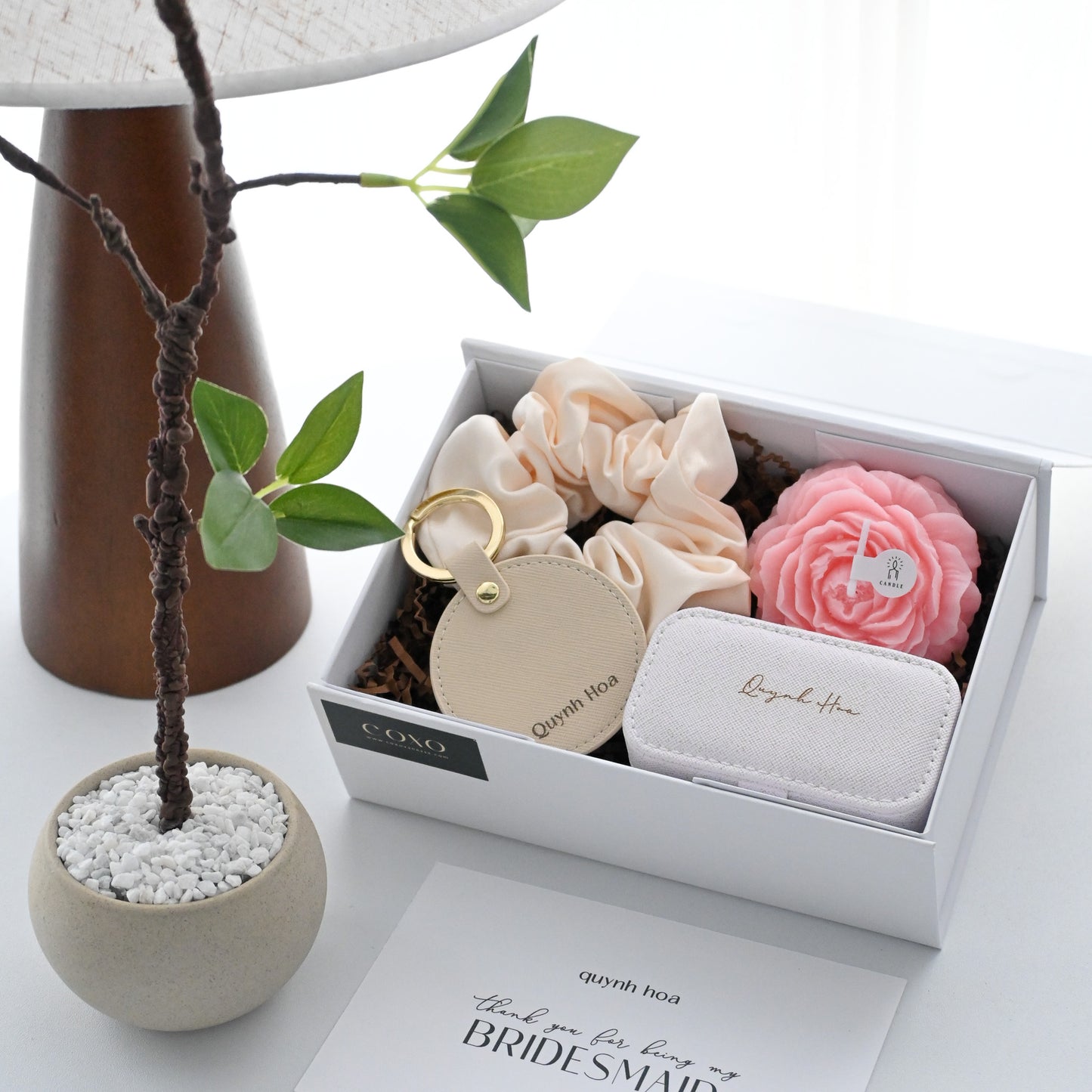 Personalised Bridesmaids Gift Set - Warm Embrace Singapore