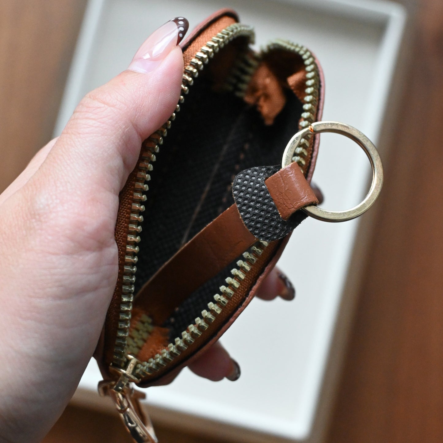 Zip Pouch (Brown)