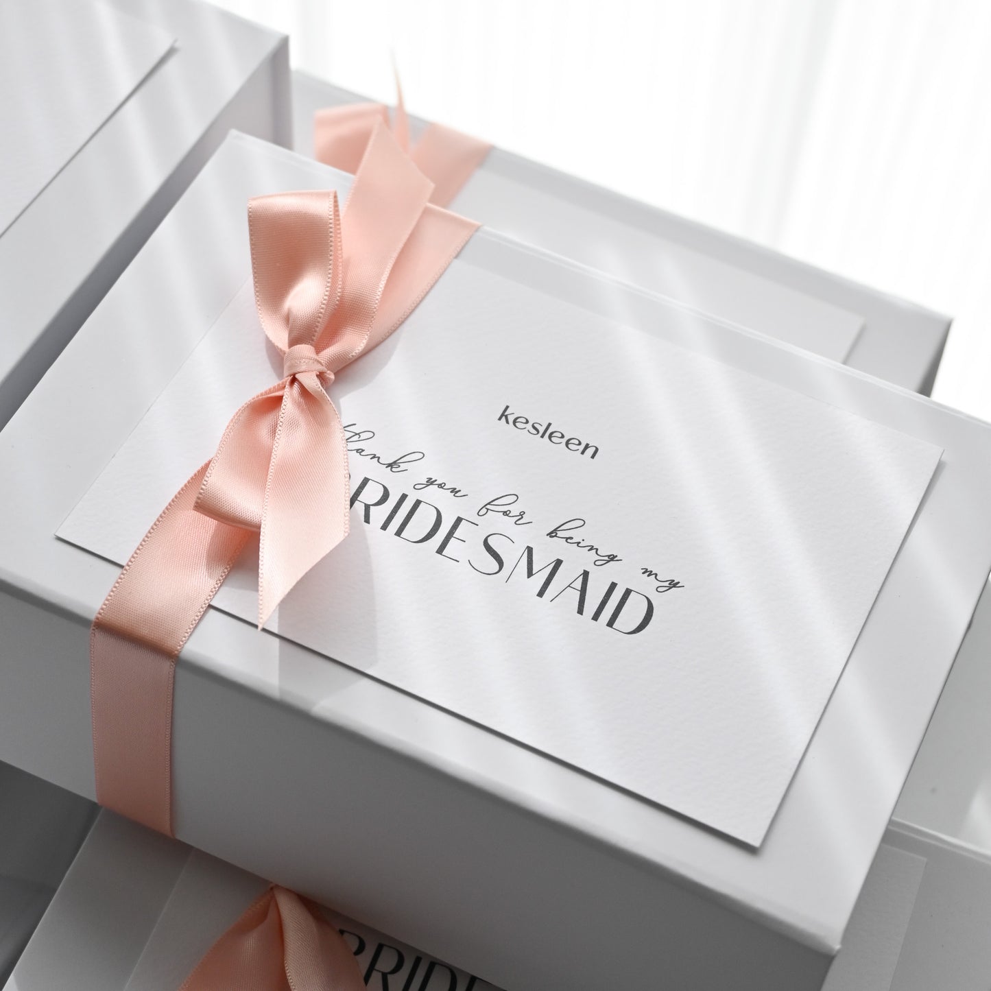Personalised Bridesmaids Gift Set - Warm Moments Singapore