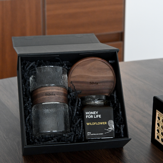Personalised Walnut Honey Gift Set I Singapore