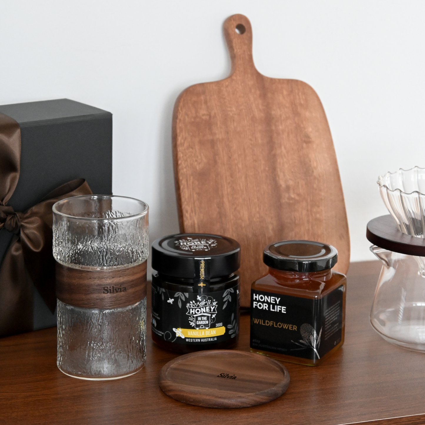 Personalised Walnut Honey Gift Set I Singapore