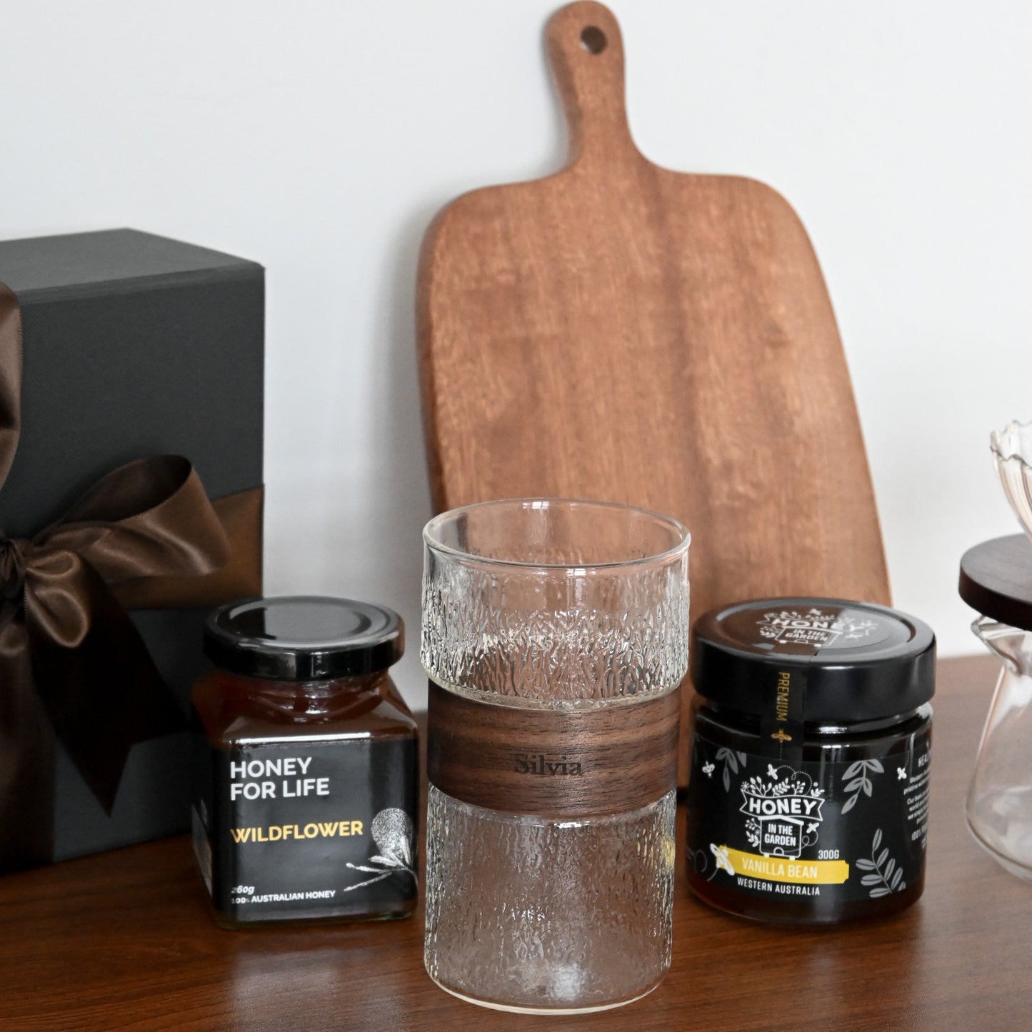 Personalised Walnut Honey Gift Set II Singapore