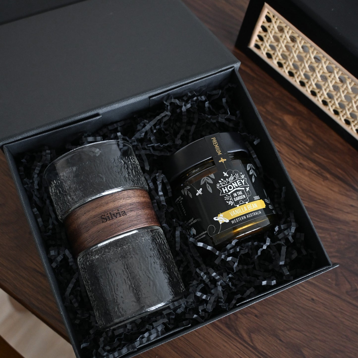 Personalised Walnut Honey Gift Set II Singapore