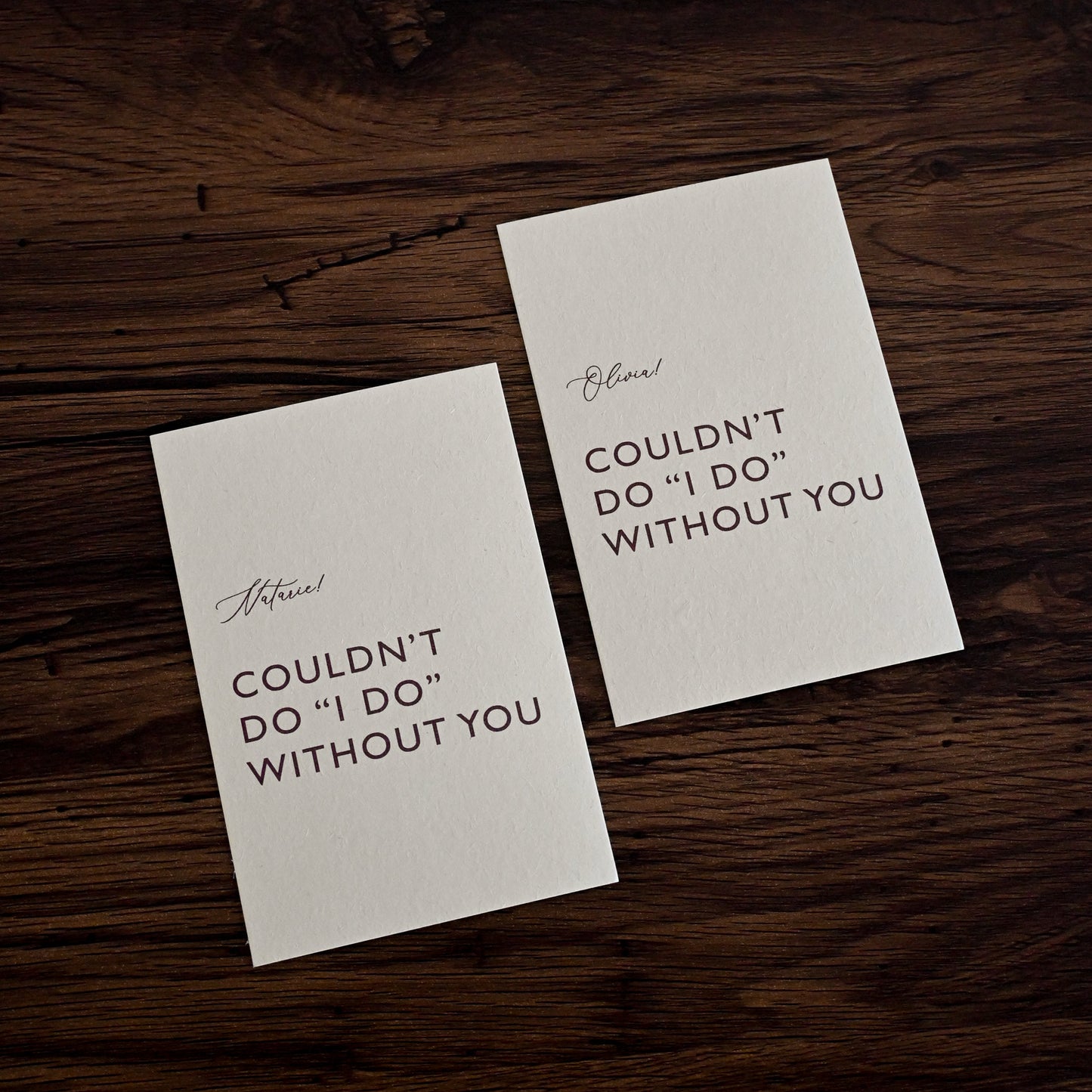 Personalised Greeting Card (Rosy)
