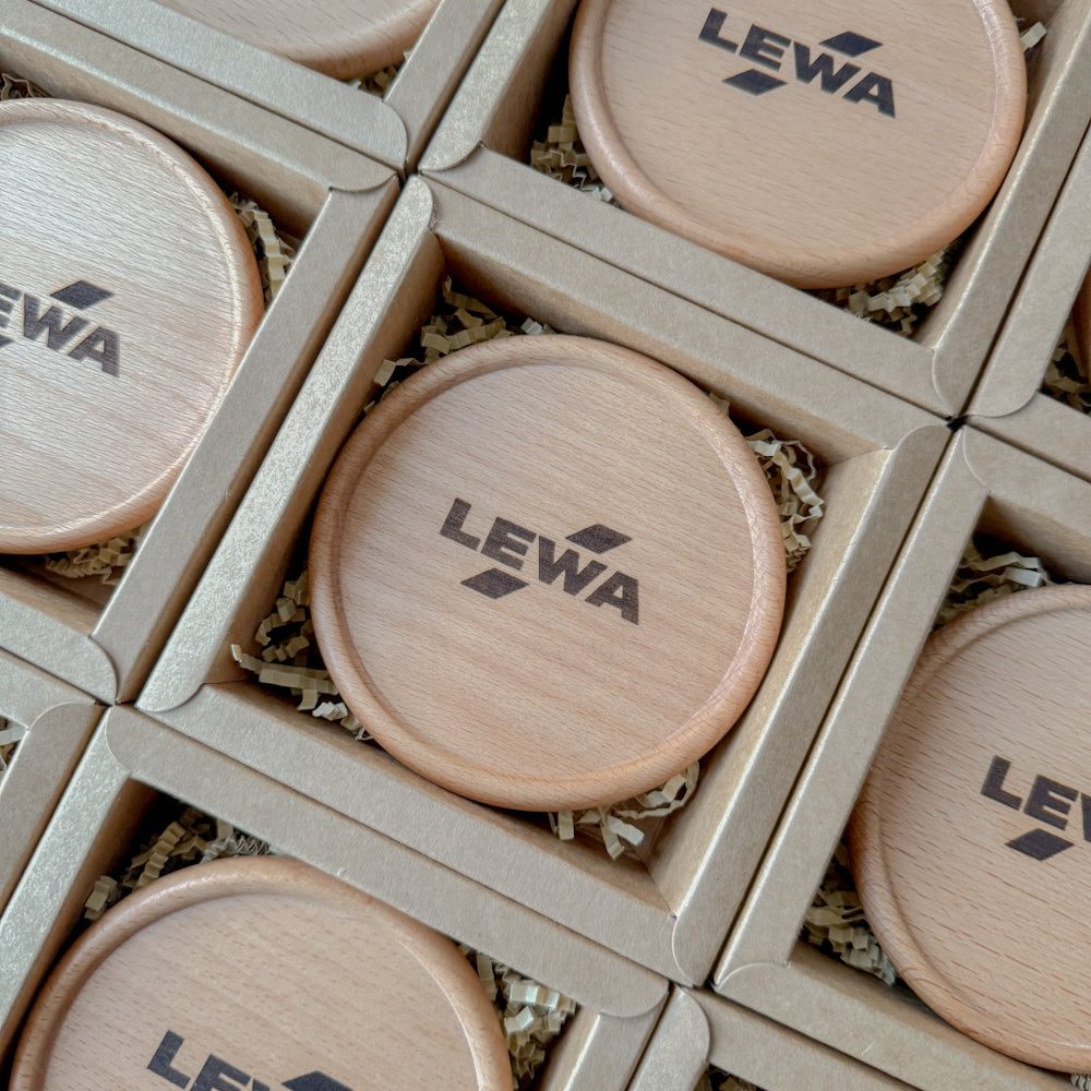 Personalised Corporate Coasters Singapore - LEWA