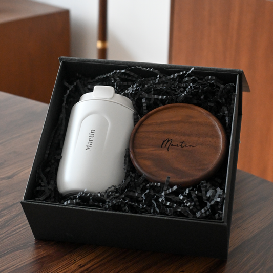 Daily Brew Tumbler and Walnut Wood Gift Set Singapore