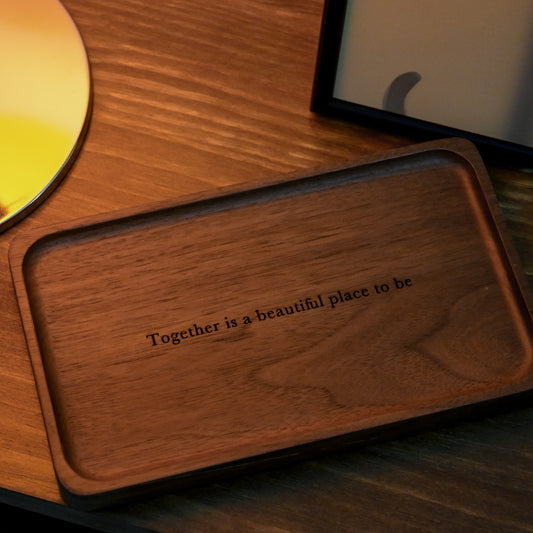 Personalised Walnut Wood Trinket Singapore