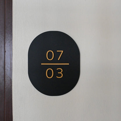 Home Unit Number Sign