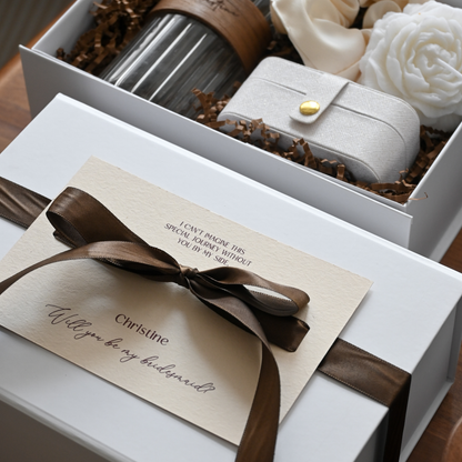 Personalised Bridesmaids Gift Set - Latte Love Singapore