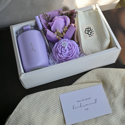 Personalised Bridesmaids Gift Set - Sweet Lilac Singapore