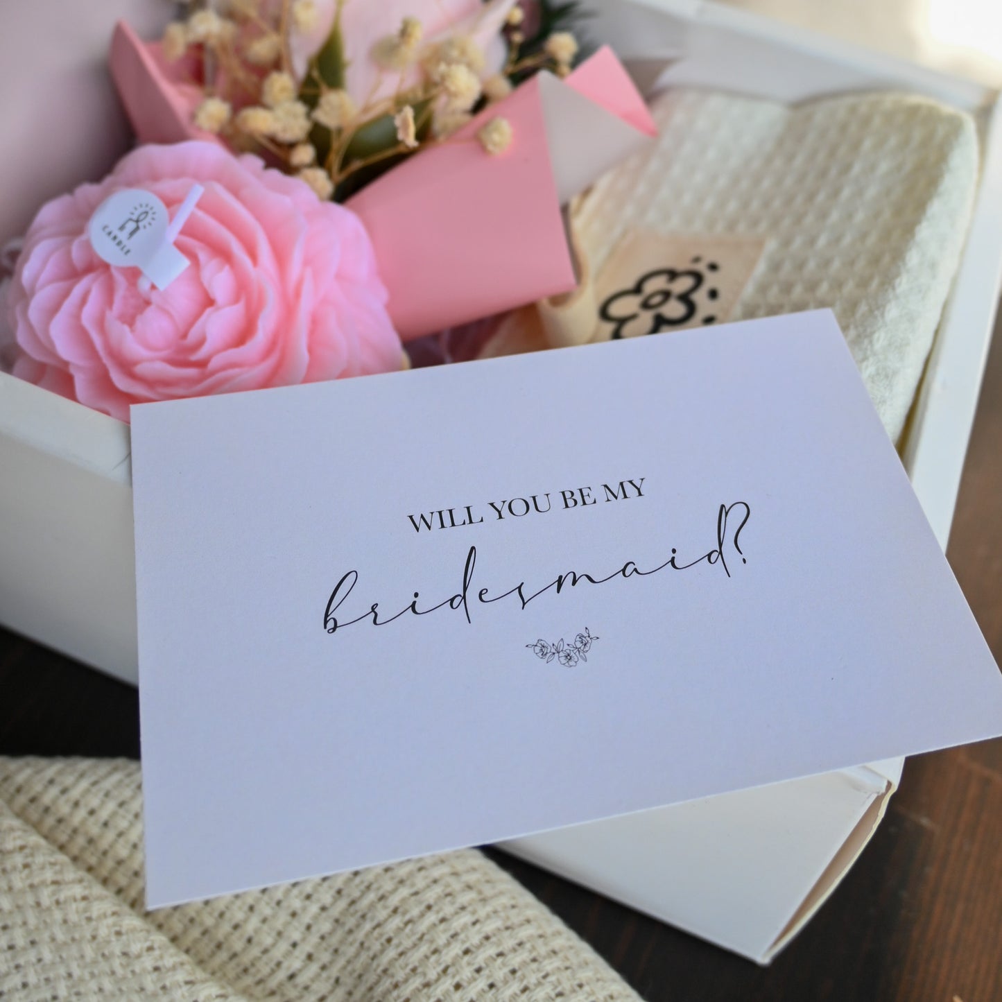 Personalised Bridesmaids Gift Set - Sweet Pink Singapore