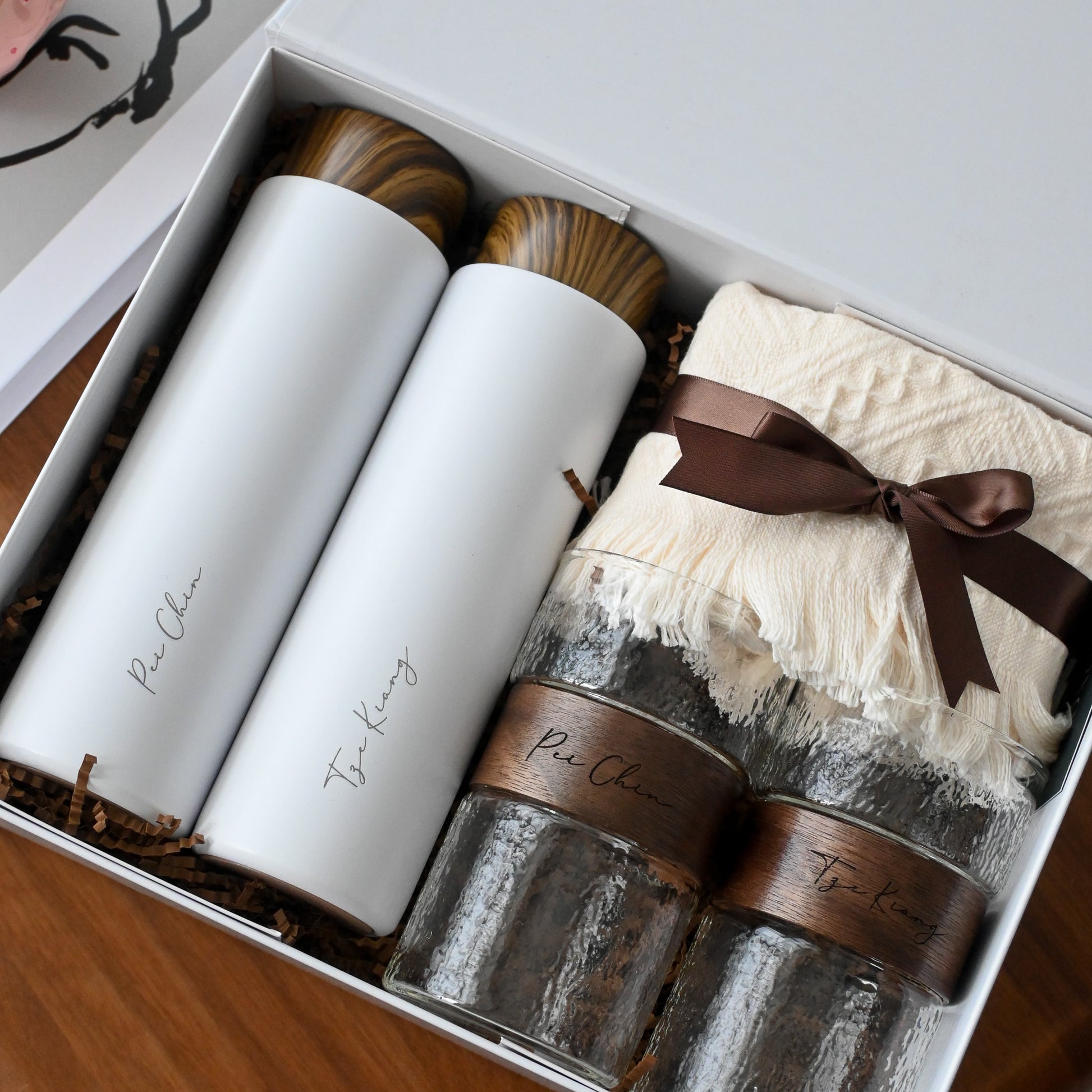 Personalised Housewarming/Wedding Couple Gift Set - Eternal Promise Singapore