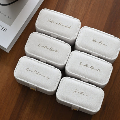 Personalised White Jewellery Organiser (Mini) Singapore
