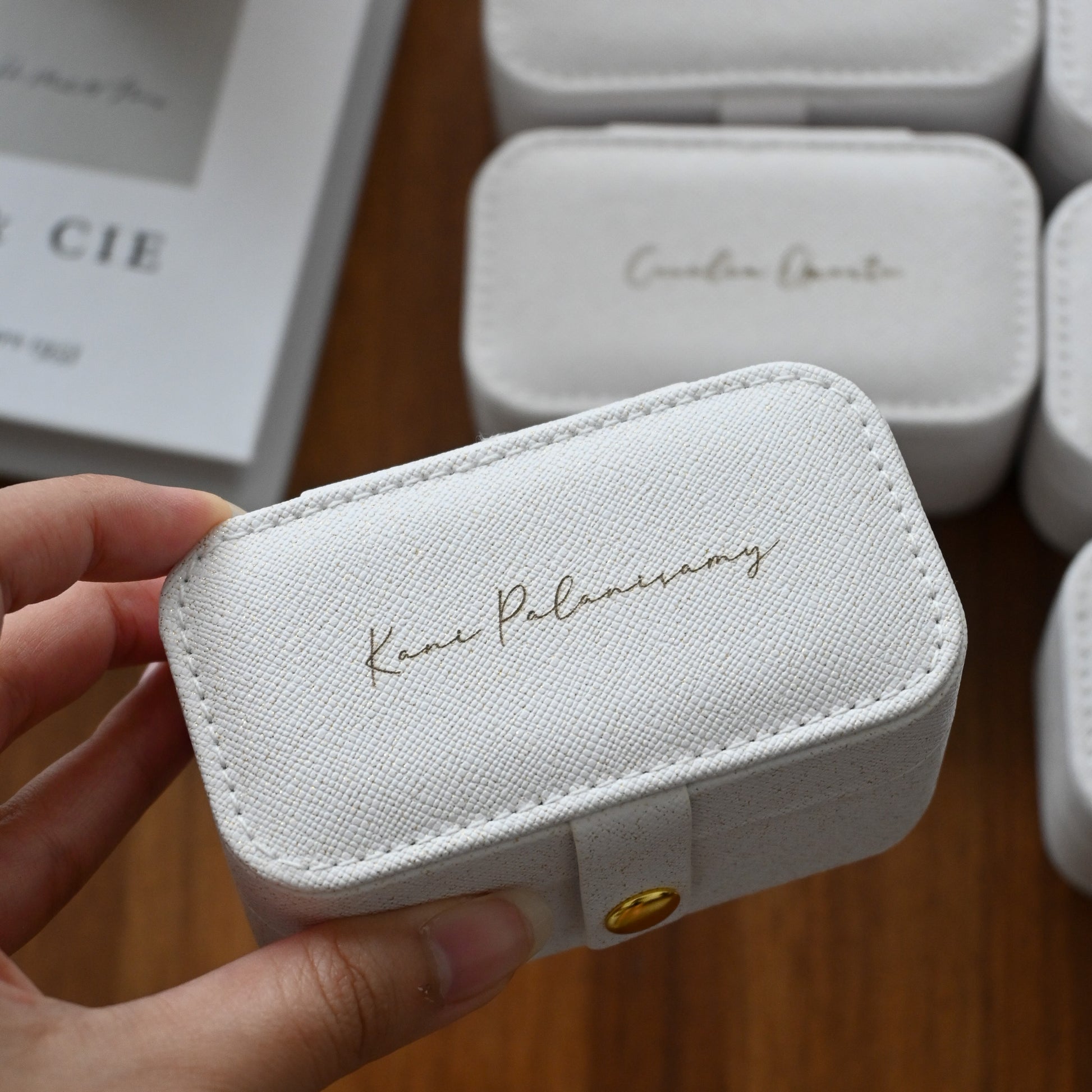 Personalised White Jewellery Organiser (Mini) Singapore