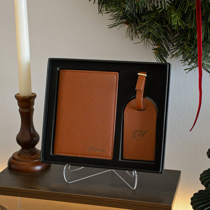 Personalised Passport Cover & Luggage Tag Set | Singapore