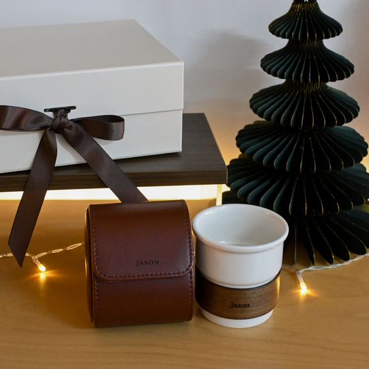 Personalised The Everyday Classic Gift Set Watch Organiser & Cup Singapore