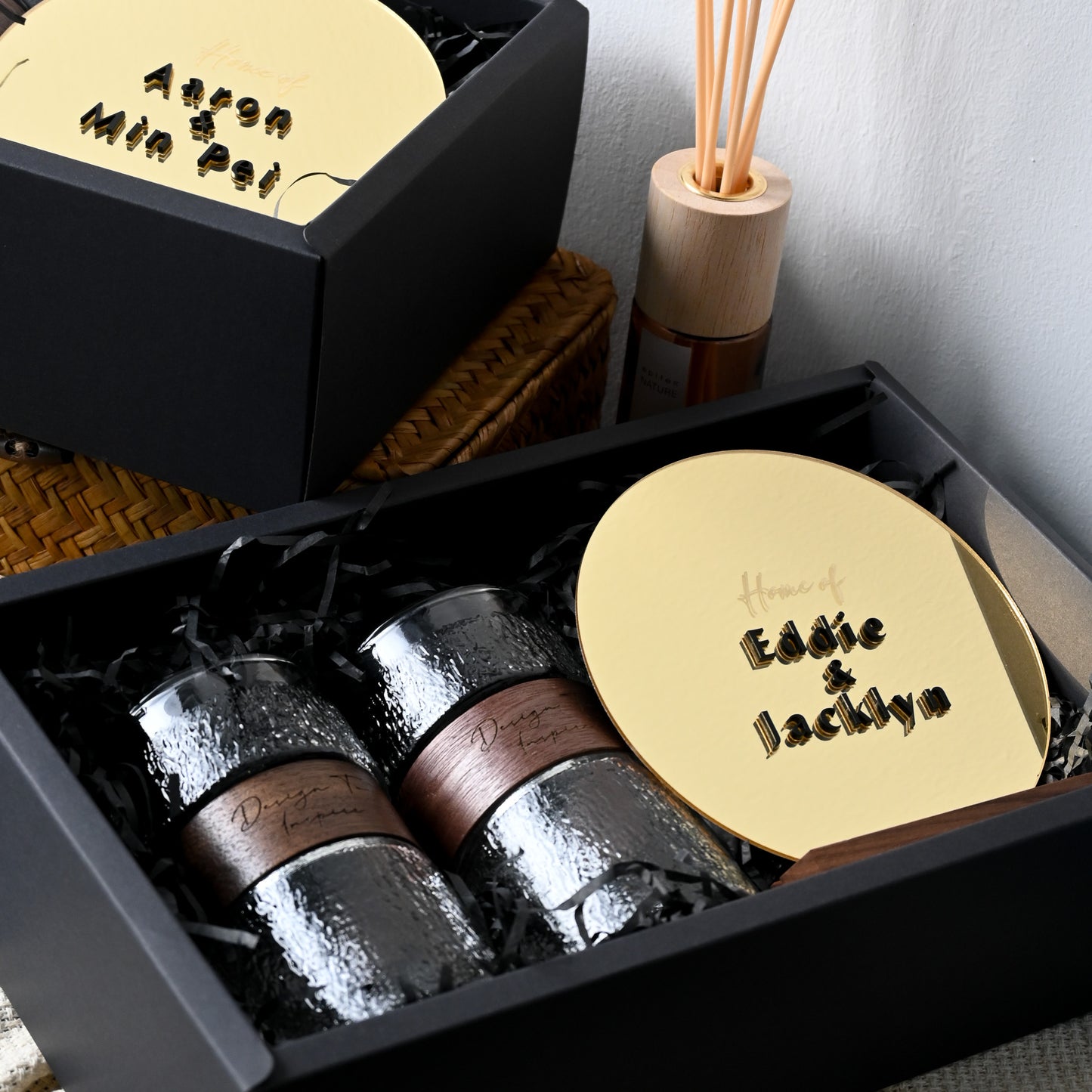 Personalised Couple Cups Gift Set Wedding Housewarming Singapore