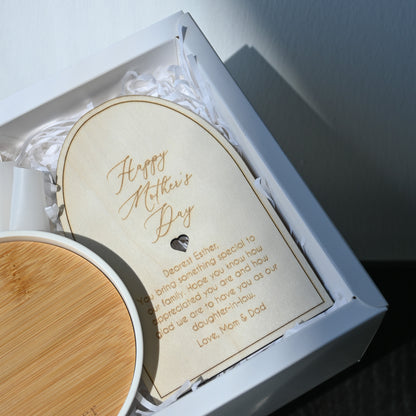 Personalised Cup Coaster Gift Set Singapore