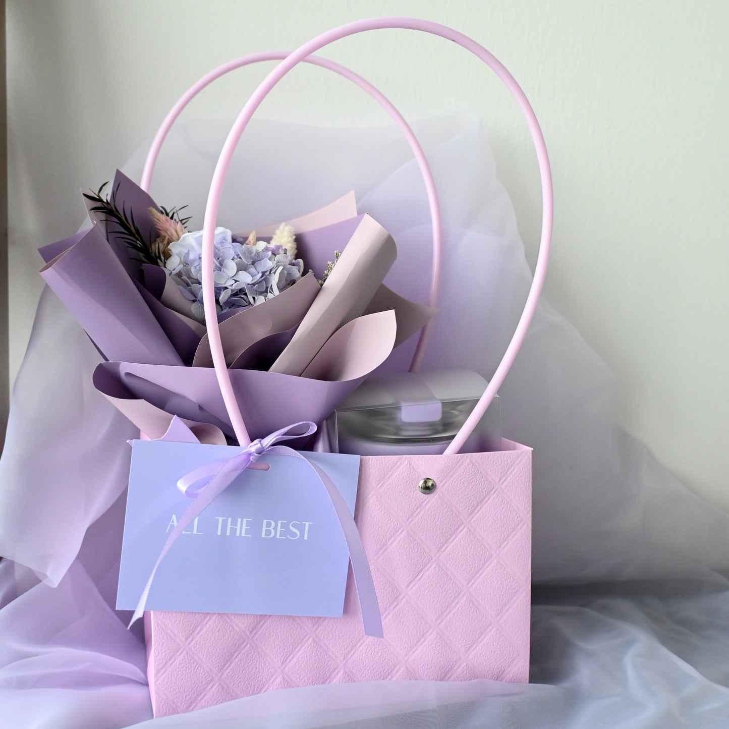 Personalised For Her Gift Set - Lilac Floral Singapore